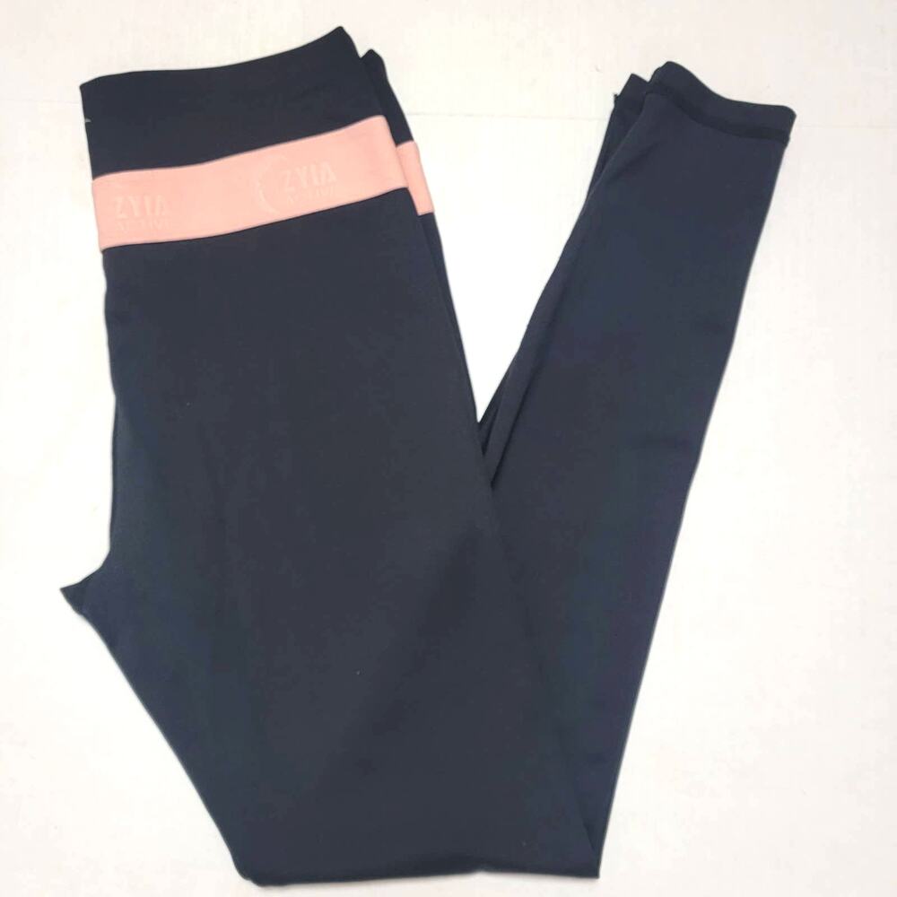 Zyia Active Black Leggings SZ Medium 8-10